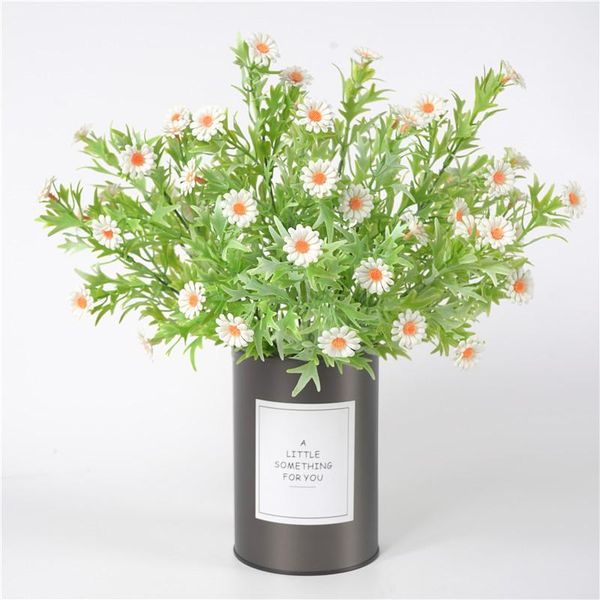 

white babies breath artificial flowers plastic daisy diy floral bouquets arrangement wedding home decor flower heads decorative & wreaths