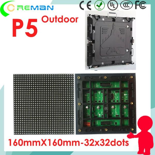 

outdoor smd p5 led module for display screen , high brightness 32x32 kinglight