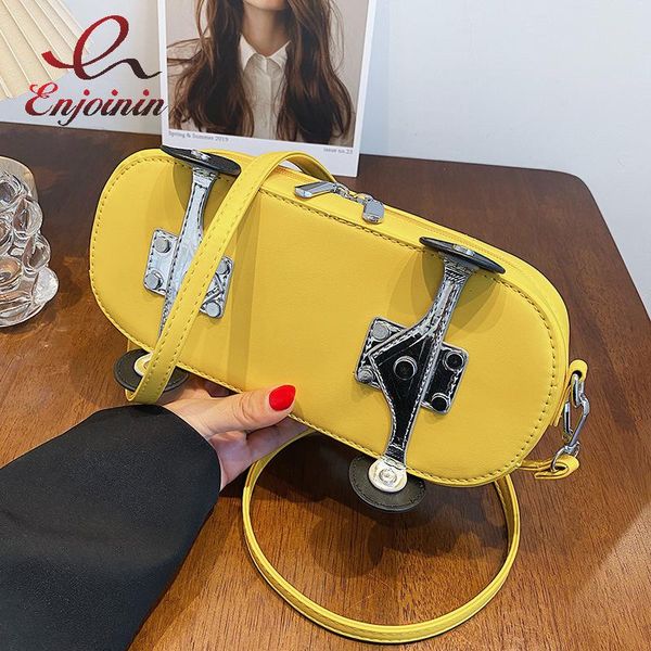 

evening bags fun skateboard style shoulder bag for women fashion purses and handbags cartoon novel crossbody girls clutch casual totes