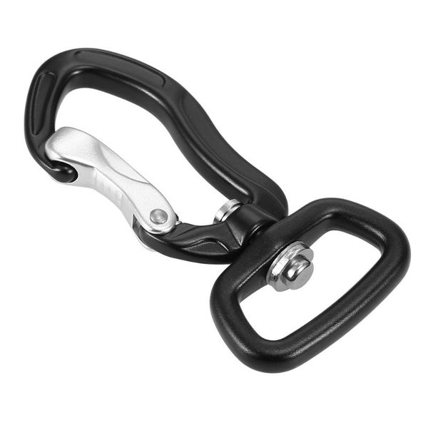 

cords, slings and webbing carabiner hook climbing accessories swivel clip 360 rotatable chain keychain hiking camp hammock hanging