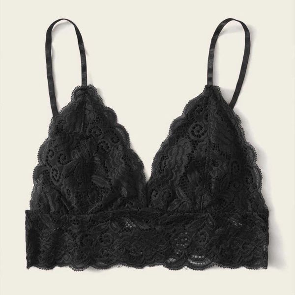 

bras 2021 arrival women push up wireless lace bra plus size underwear lingerie full cup#p4, Red;black