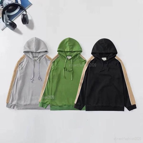 

designer fashion style hoodie hip hop men's stylist cc parents sleeve women's sweatshirt, Black