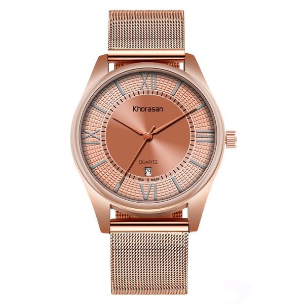 

women's watch luxury male female quartz men dial casual fashion bracelet watches stainless steel ladies girls clock gifts wristwatches, Slivery;brown
