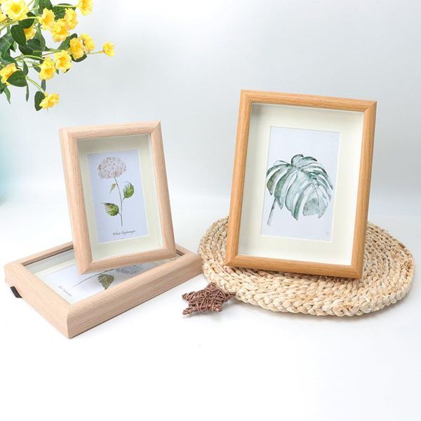 

frames wholesale wooden stereo hollow creative po frame set 6 7 inch nordic wall hanging picture swing table