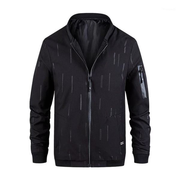 

men's jackets 2021 spring and autumn casual jacket thin coat youth baseball 4xl, Black;brown