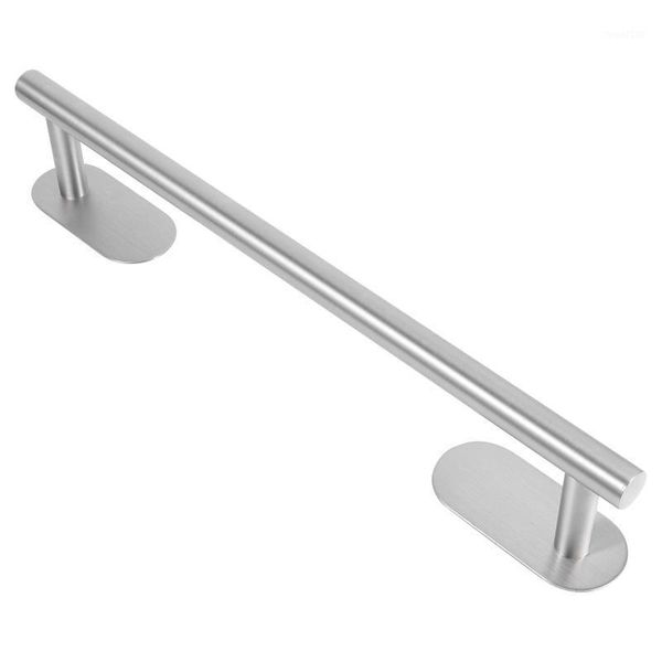 

towel racks bathroom stainless steel hanger drilling required rack bar1