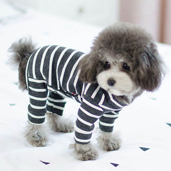 

Striped Pet Shirt Cotton Pets Dogs Cothing Cassic Puppy Pet Cothes For Sma Medium Dogs Costume Chihuahua Pet Dog Pajamas