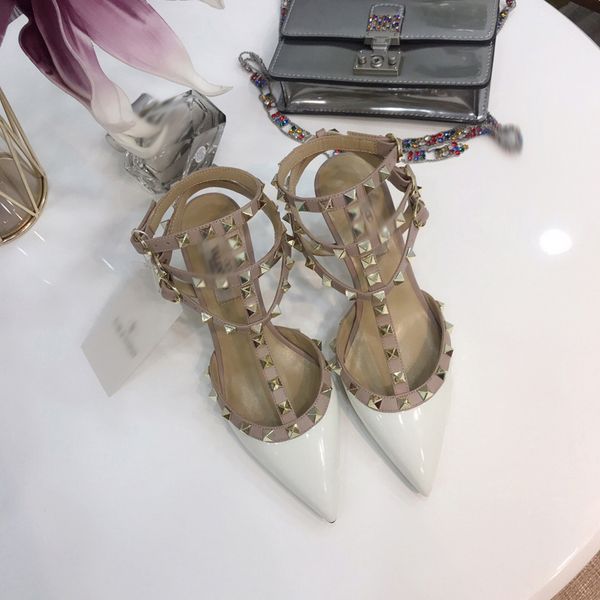 

2021 good quality fashion women luxurys designers shoes designer sandals womens luxury high heels sandal dress shoess with box size 35-41 -h, Black