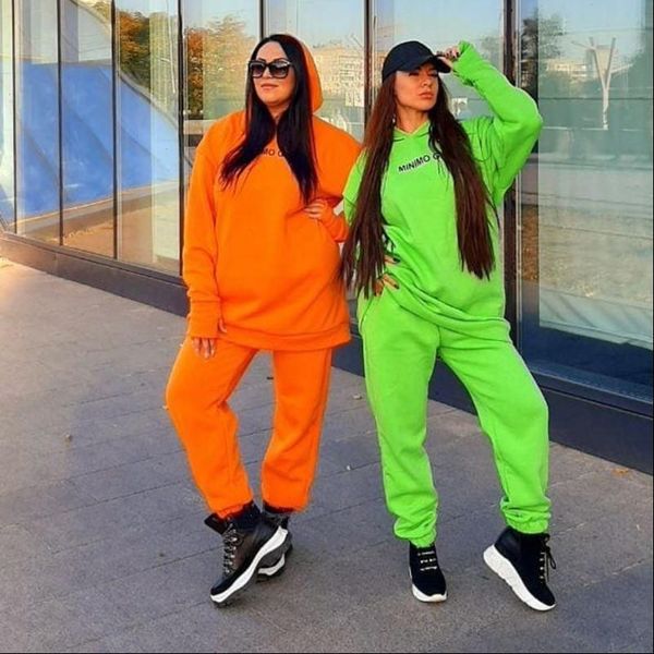 

tracksuit oversized hoodie and pants womens tracksuits casual sport suit winter two piece set hoodies for sportswear sports women, Gray
