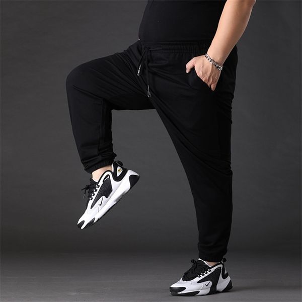 

men's pants summer products large clothing add increase net color fashion sports fat leisure 11j5, Black