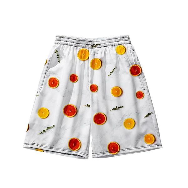 

men's shorts children's from 2 to 14 years old summer casual 3d printed stripe men women beach, White;black