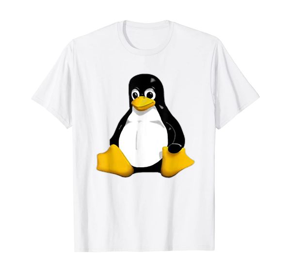 

original linux penguin tshirt, White;black