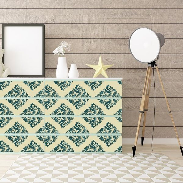 

wallpapers green pattern modern art furniture decal wallpaper living room adhesive wall paper waterproof stickers for cabinet desk