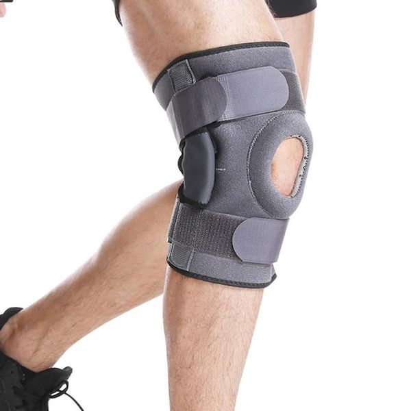 

elbow & knee pads 1pcs support compression sleeve elastic brace springs sports basketball volleyball gym running protector, Black;gray