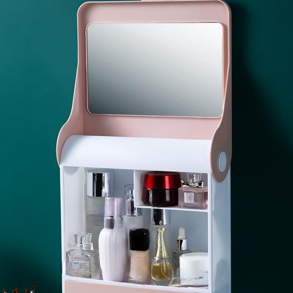 

put cosmetics shelf in toilet, wall mounted, hand washing and gargling table without punching, storage box bathroom bottles & jars