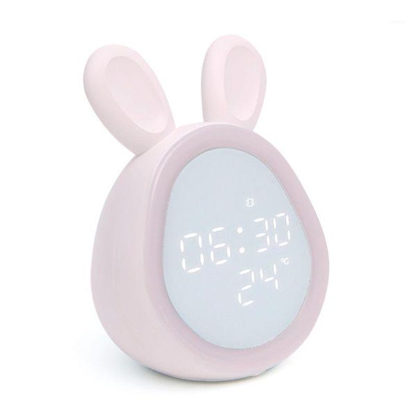 

bluetooth alarm clock led night light voice control temperature display bedside other clocks & accessories