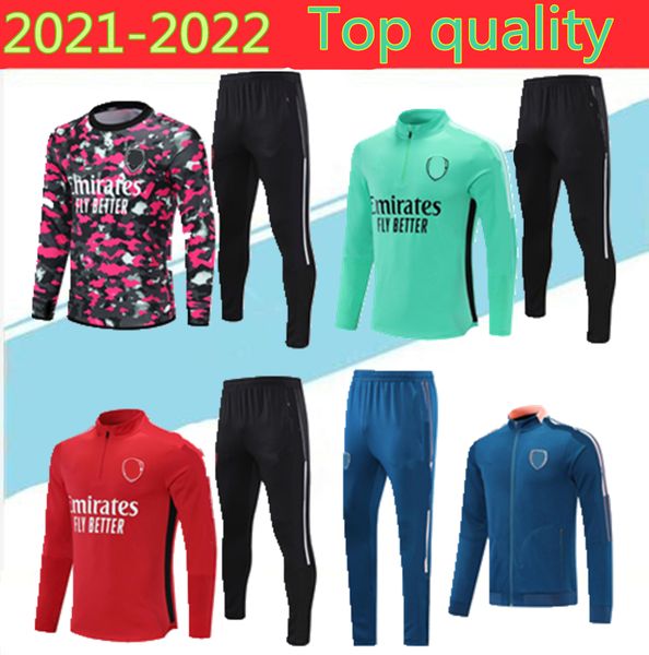 

2021 gunners men soccer tracksuit 20/21 ars e pepe nicolas ceballos henry guendouzi football jacket training suit chandal jogging, Black