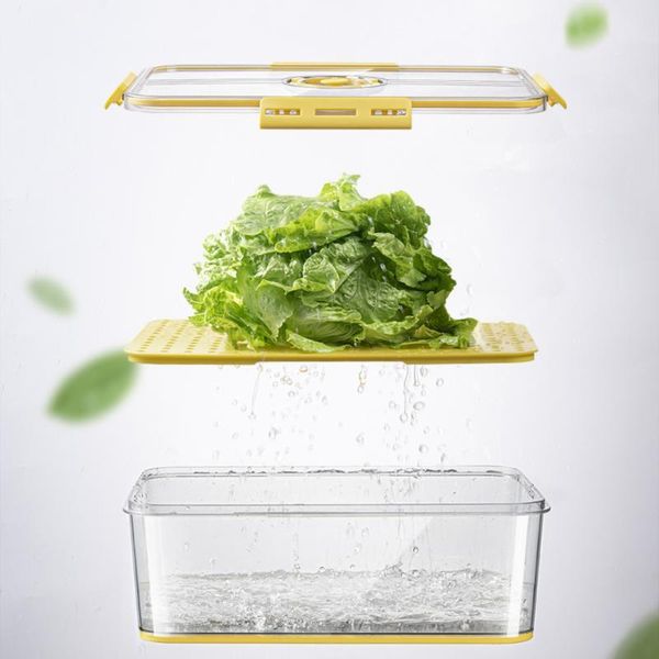 

storage bottles & jars kitchen container refrigerator box grade plastic thicker timing er durable home supplies