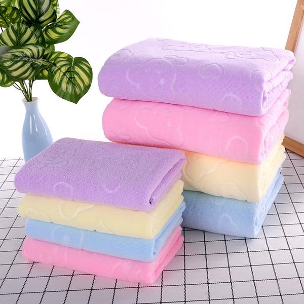 

microfiber household bear towel 35x75cm cartoon baby bath