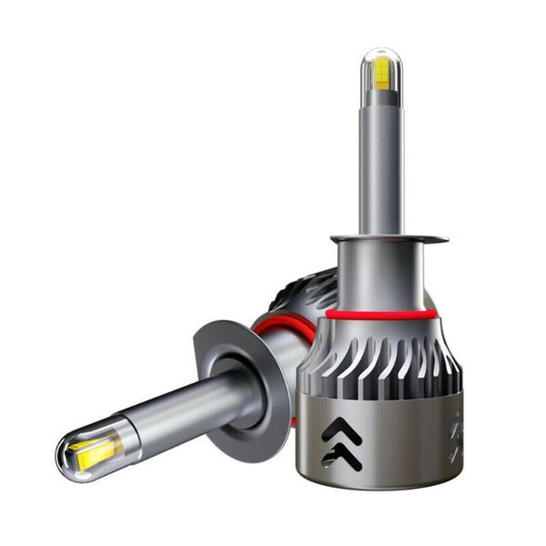 

360Â° h1 led headlight kit 8 sides 110w 2pcs car high or low beam white headlights