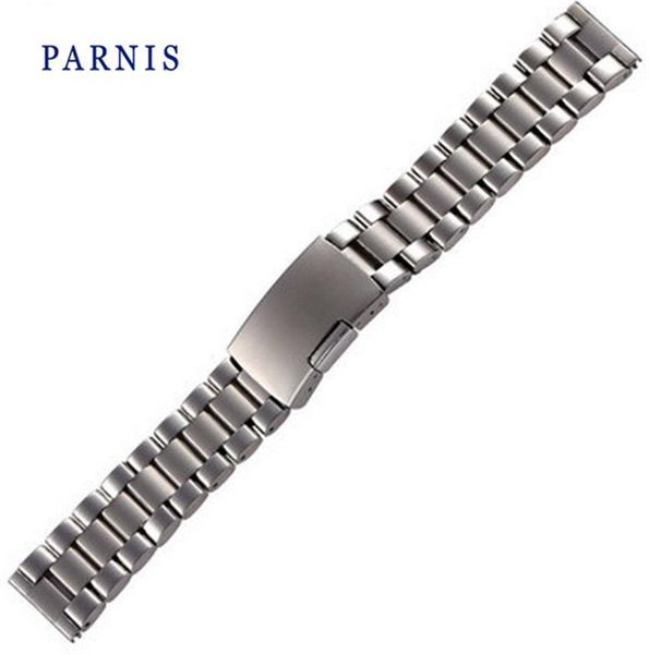 

watch bands 21mm men watchbands brand full stainless steel strap accessories for women's ladies, Black;brown