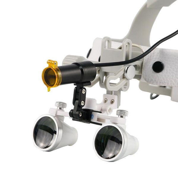 

dental portable led head light lamp with 3.5x loupe headlamps