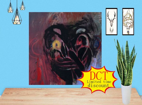 

diiv deceiver album poster music cover silk art print