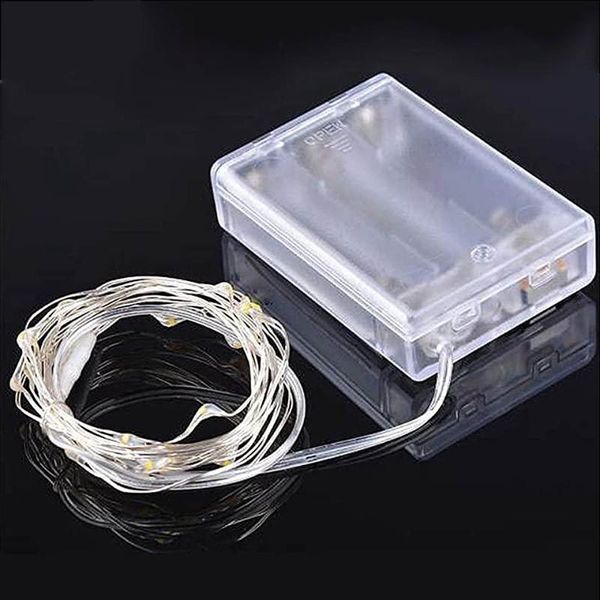

strings micro copper wire led battery light string fairy garland christmas lights luces decoration 2m 3m 5m 10m