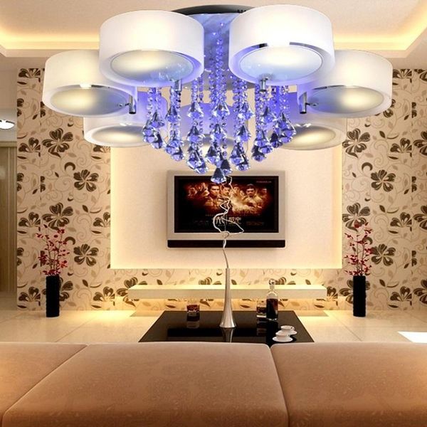 

ceiling lights hshixinmao round romantic led crystal living room bedroom lamps lighting
