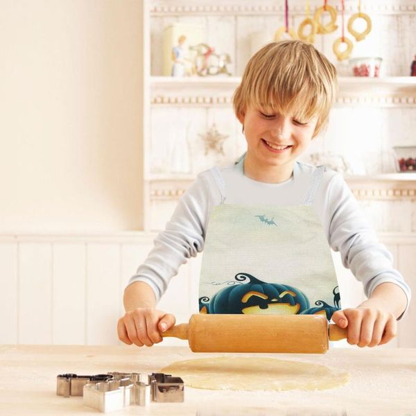 

aprons sleeveless apron multifunctional kitchen printed pinafore cartoon kids