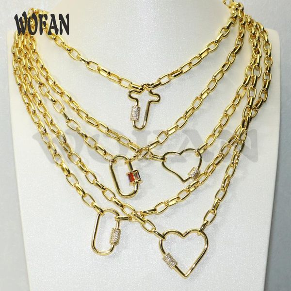 

strands multi clasp cubic zircon necklace open chain women accessories fashion jewelry for 50650 chains, Silver