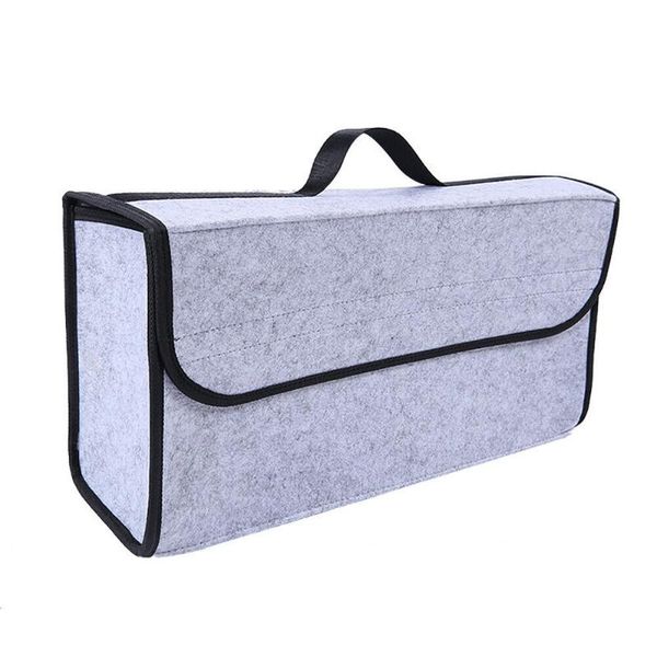 

car organizer trunk felt cloth foldable suv storage bag cargo box portable