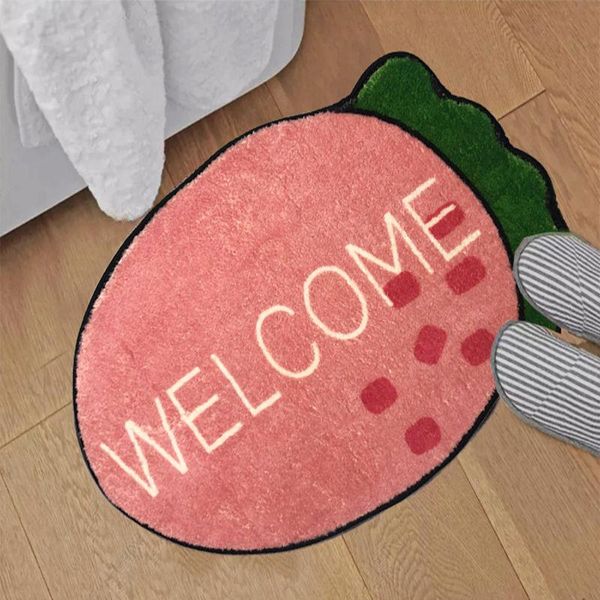 

carpets cute door mat thickening household bedroom carpet bathroom non-slip toilet floor absorbent