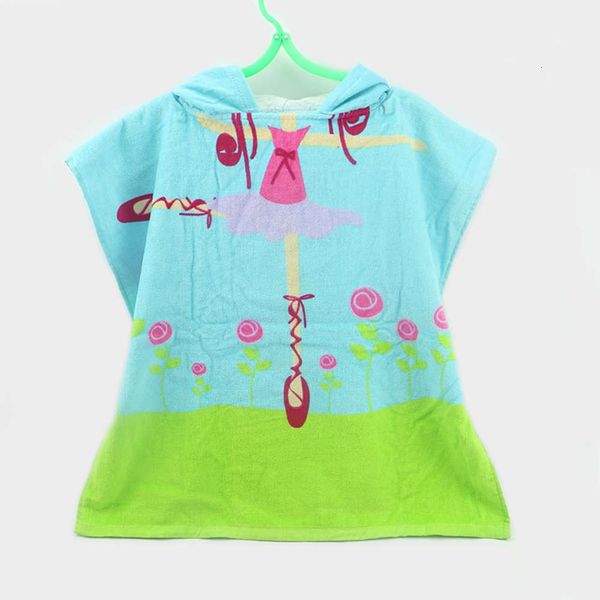 

bathrobe children's cotton bathrobe cartoon hooded swimming cape