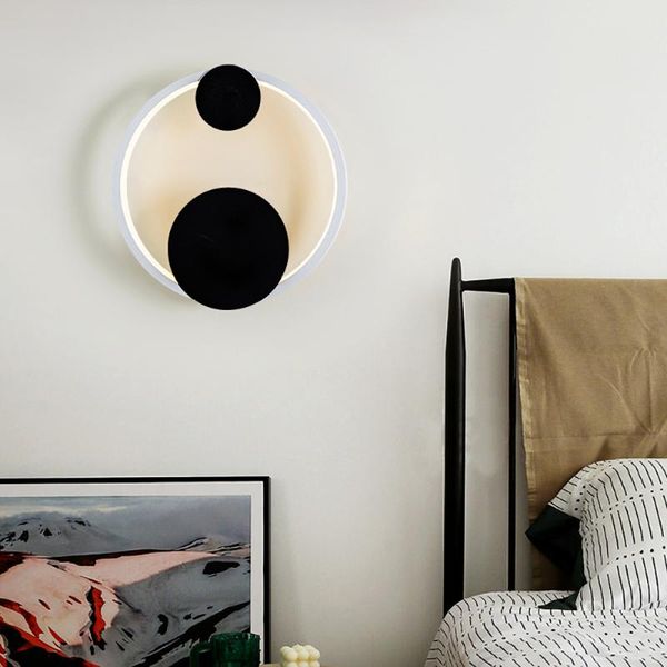 

sanmusion bedroom decoration wall lighting modern nordic minimalism style el home loft room decor night lights lamp