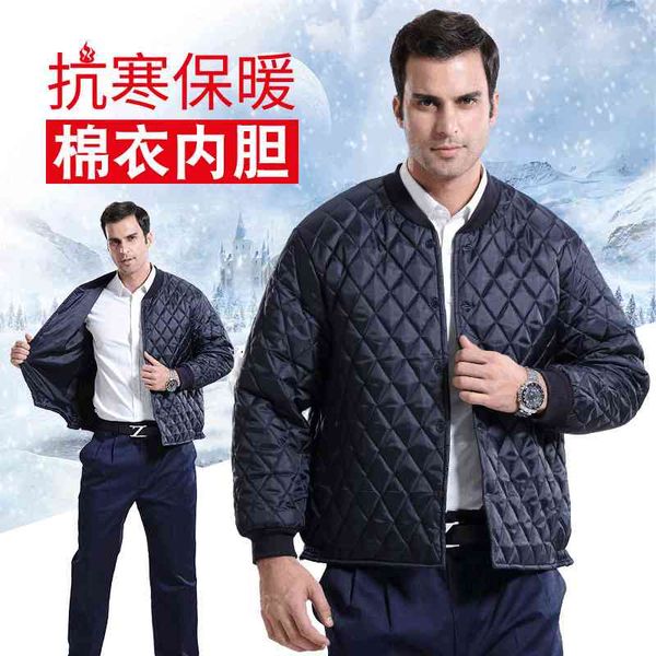 

work men's thickened work workshop ing workers' uniform cotton cloth, Black