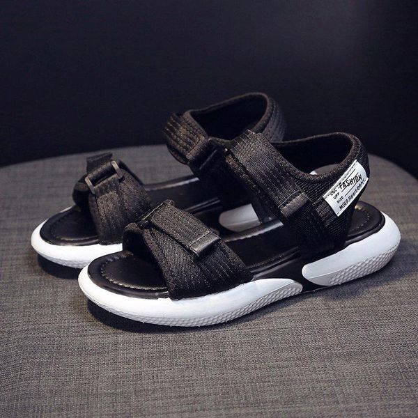 

sandals leosoxs fashion summer women sport thick bottom soft comfort beach female open toe casual shoes gladiator flats, Black