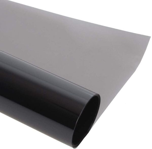 

window stickers 9m length gray silver heat-insulation glass film anti-uv energy-saving removable durable one way perspective tint-foil
