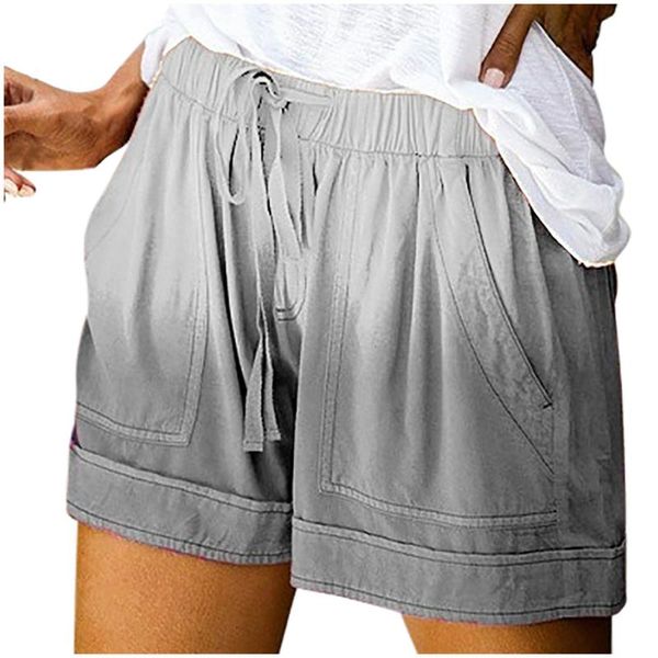 

women's shorts tie dye print women elastic high waist woman summer casual short loose plus size femme, White;black