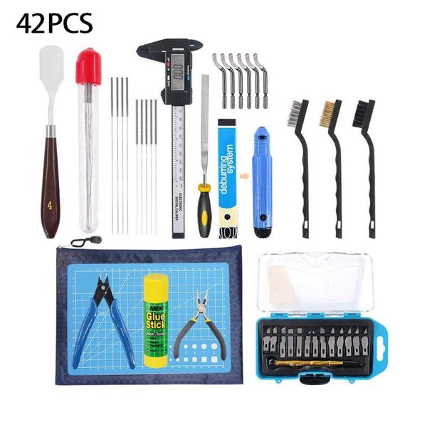 

42pcs/set 3d printer cleaning and disassembly tools diy kit accessories for printing tool organizers