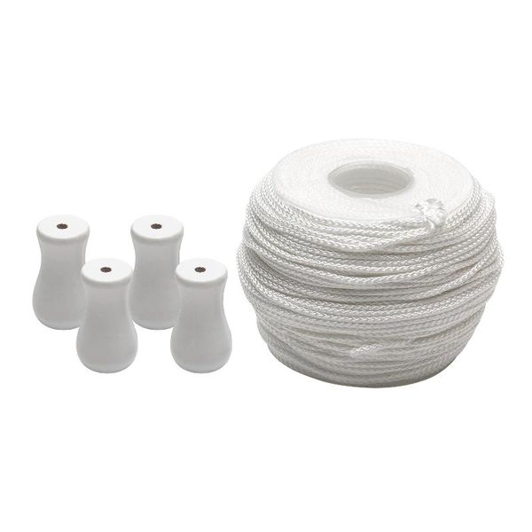 

outdoor crafting braided lift home durable curtain accessories diy line rope polyester multi-function handmade wood pendant other decor