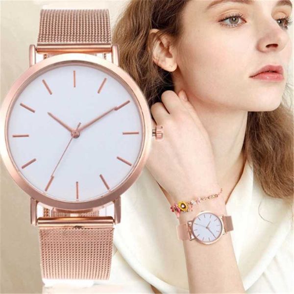 

wristwatches fashion women watches simple romantic rose gold watch women's wrist ladies relogio feminino dropship 40, Slivery;brown