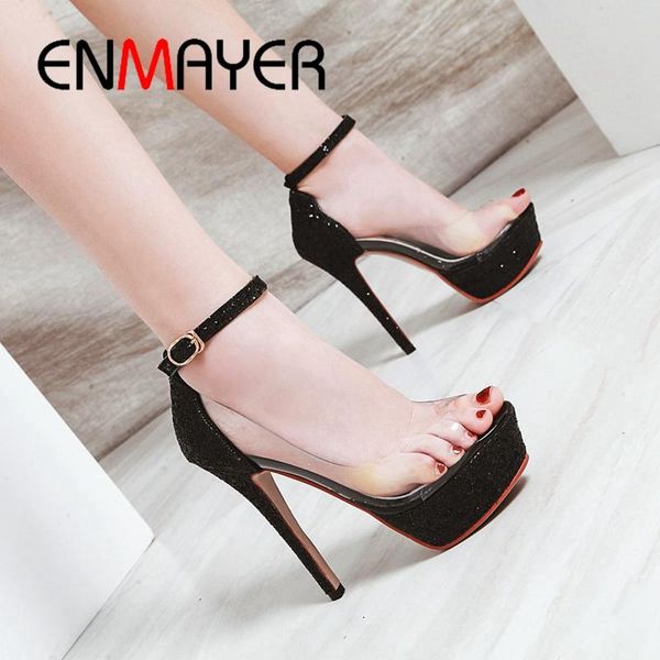 

arrival women summer fashion super high sandals gladiator party shoes solid size 34-43 ly1730, Black