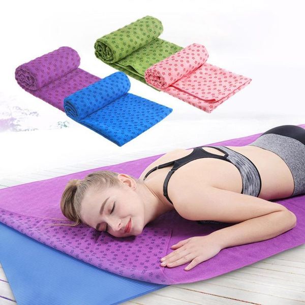 

183*63cm cotton yoga blankets soft travel sport fitness exercise pilates mat cover towel blanket non-slip sports