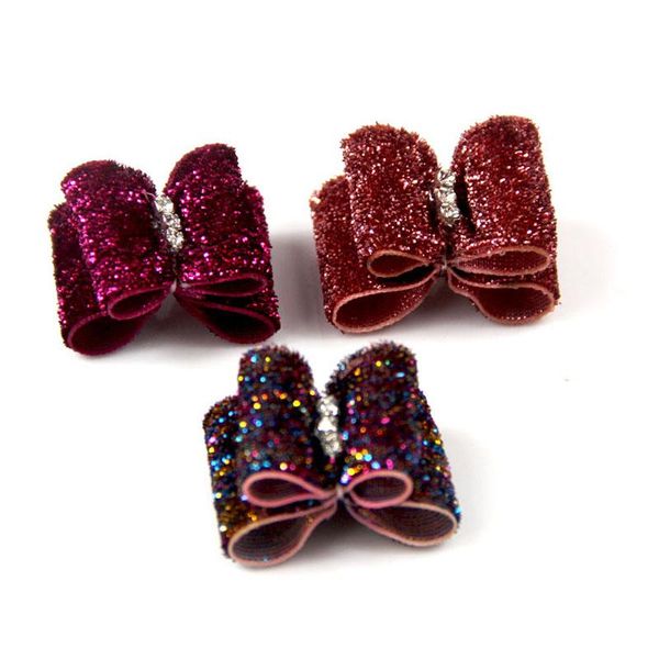 

dog apparel shinning cute pet puppy hair accessories flower bows grooming supplies