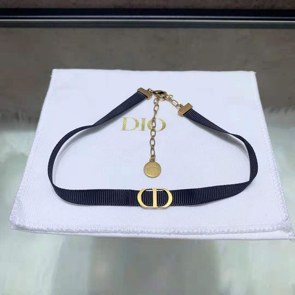 

aaa designer jewelry new letter collar simple temperament neck clavicle chain women's necklace net red same, Silver