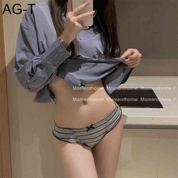 

girl's diary pure underwear women's middle low waist high elastic cotton crotch antibacterial lifting breathable breech, Black;pink