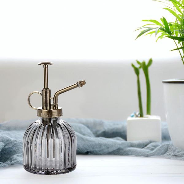 

watering equipments spray glass bottle gardening supplies small can pot water sprinkle retro pump vintage decorative