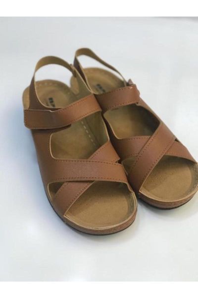 

sandals women tan color comfortable mould, Black