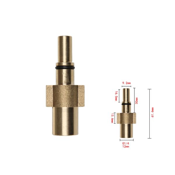 

high-quality pressure washer 1/4" quick connector adapter fitting for b&d aqt series